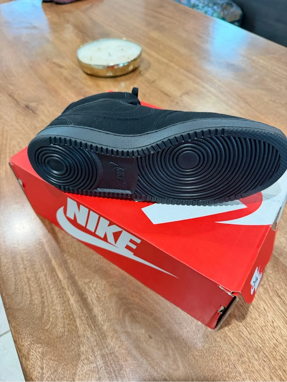 Nike Black Mid-Top Casual Sneakers